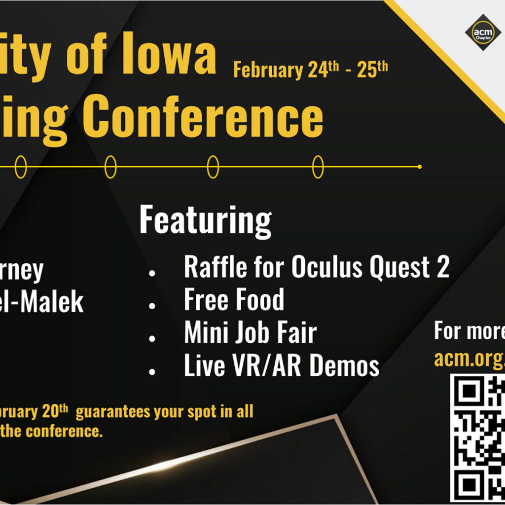 The University of Iowa Computing Conference (UICC) 2023 promotional image